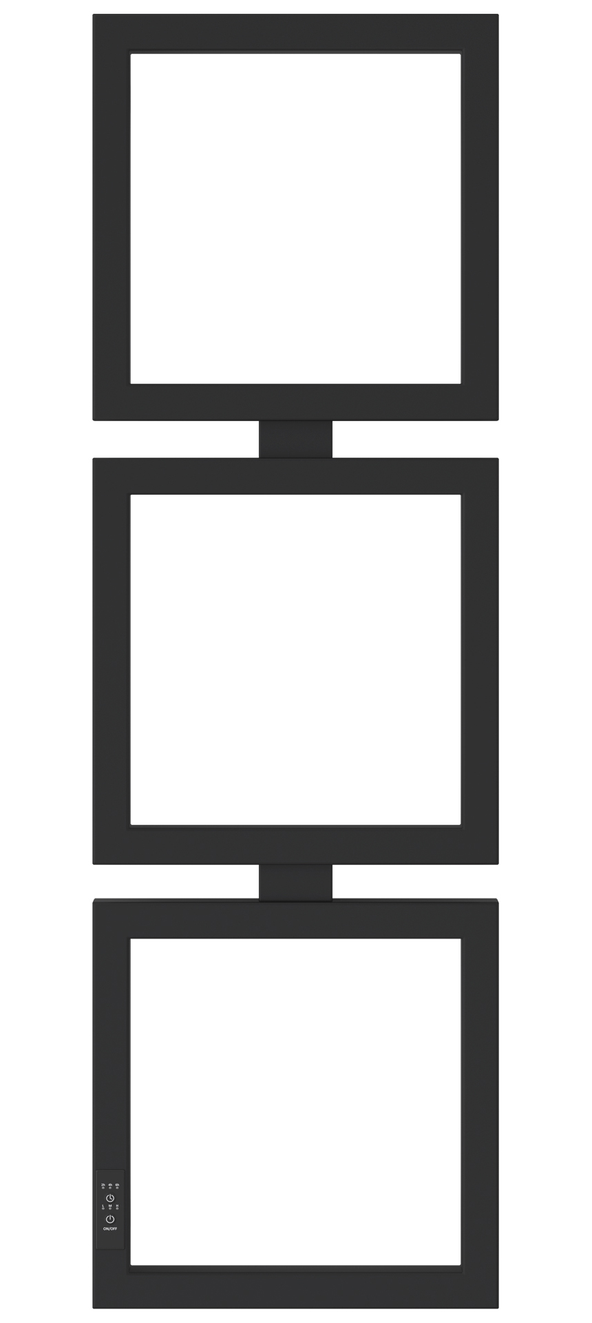 Электрические полотенцесушители Сунержа DESIGN ЭПС "ЭТЮД E" 1050х300 левый (Матовый чёрный)
