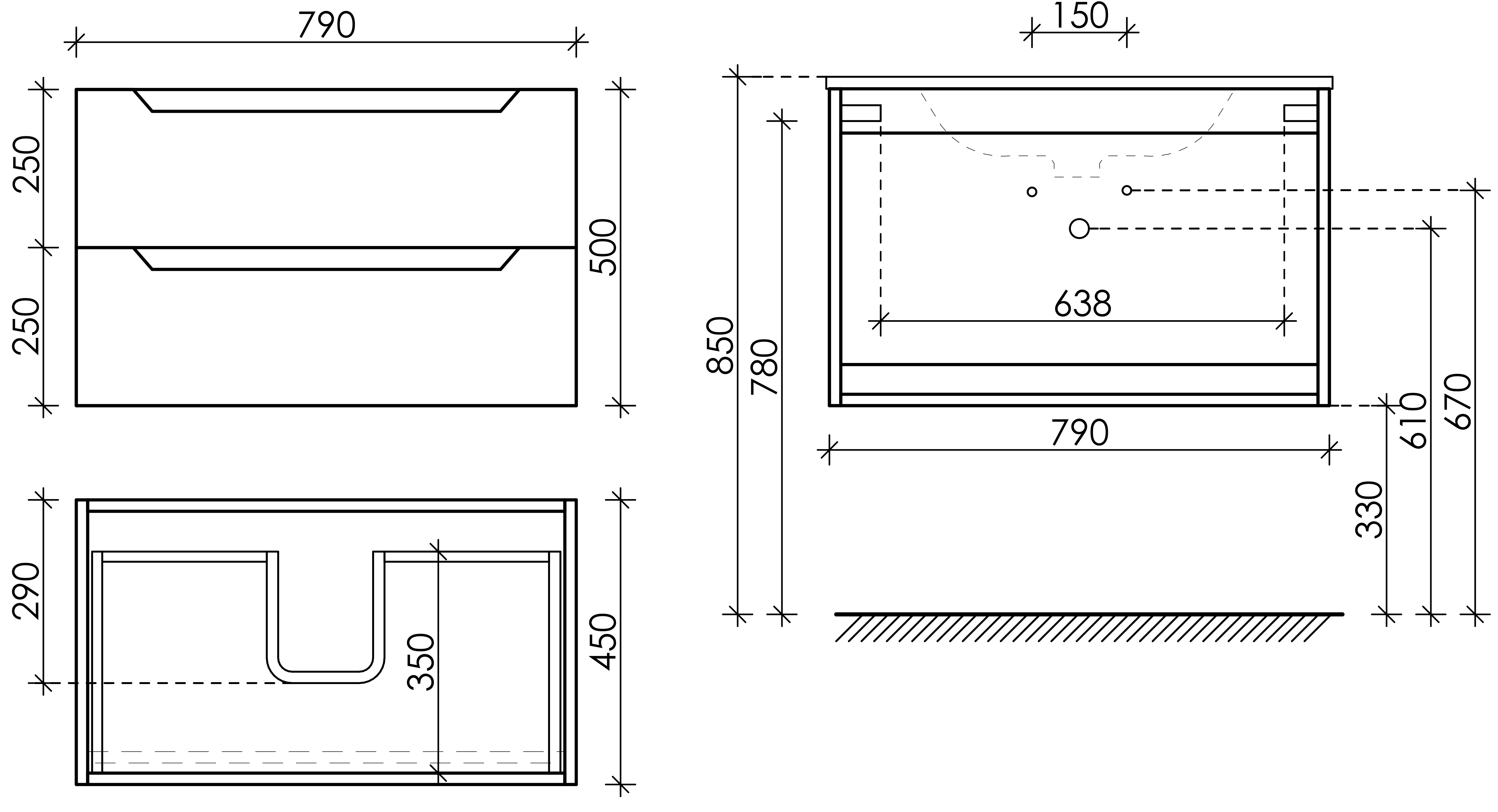 Тумба под раковину Sancos Норма 2.0 (Norma 2.0) NR2.080W 80x45x50 белый глянцевый - фото 7