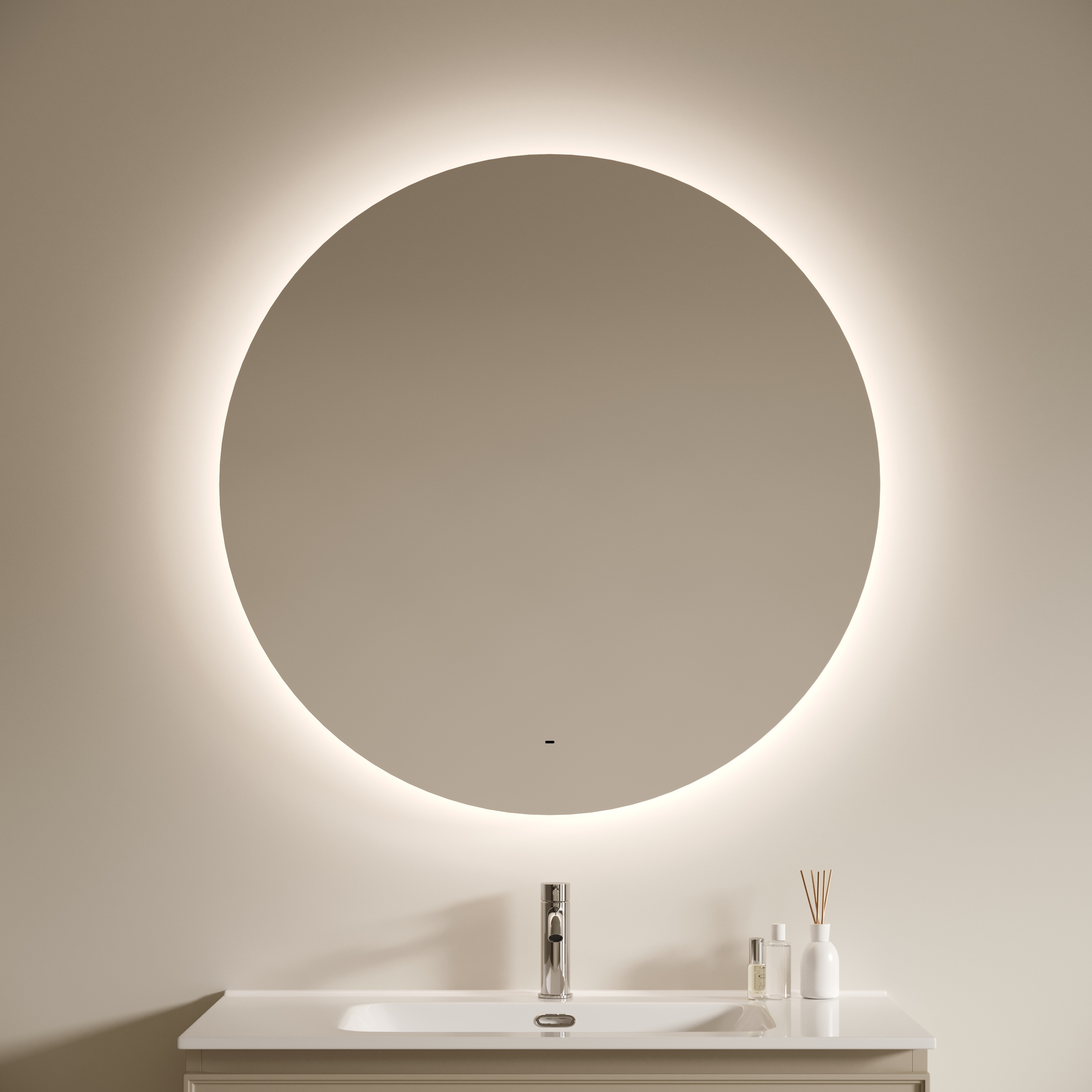 Зеркало Sancos Сфера 2.0 (Sfera 2.0) SF2.900 90x90 с подсветкой