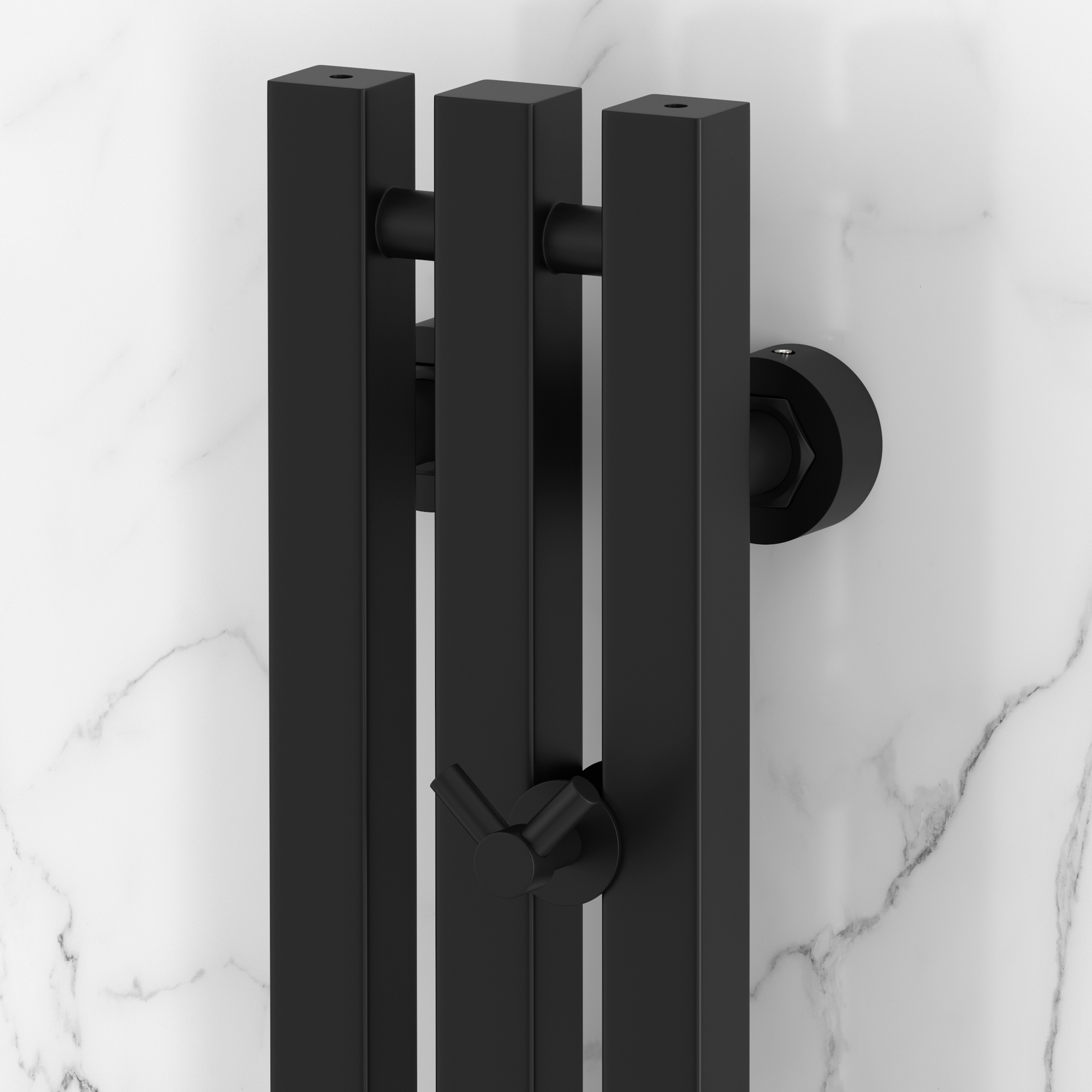 Водяные полотенцесушители Сунержа DESIGN ДР ВЕРДИКТ PRO 1200х100 (Матовый чёрный)