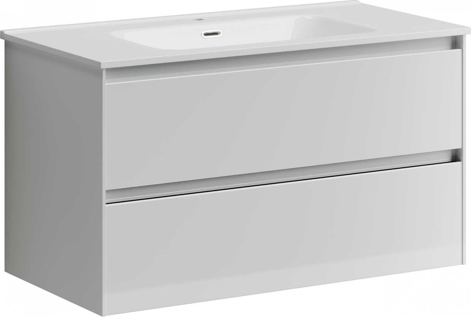 Тумба под раковину Sancos Сто (Cento) CN90W 90x45x50 белый глянцевый