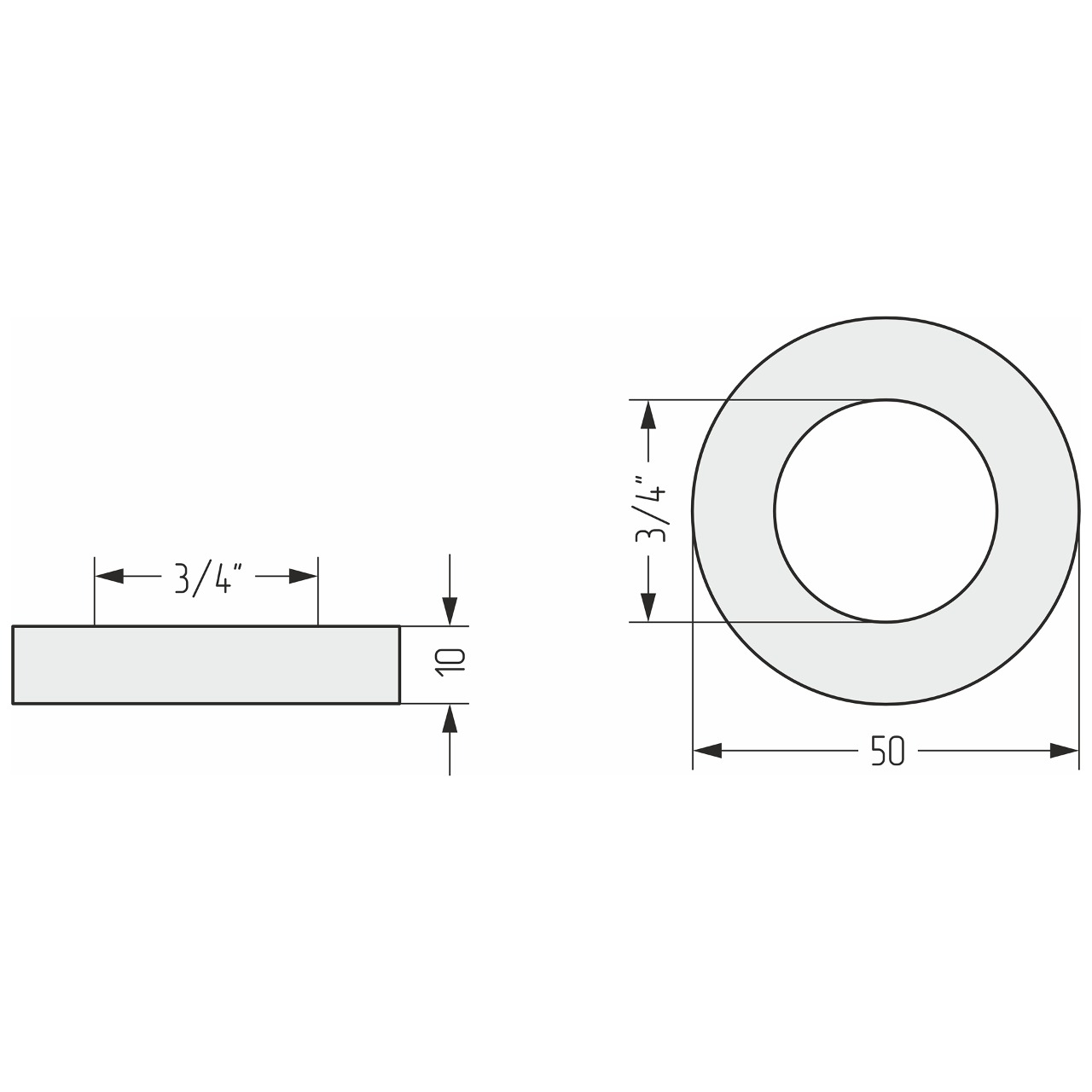 Комплектующие Сунержа DESIGN Отражатель TUBE н/ж G 3/4" вн. р. / d нар.-50 мм (RAL 9006 Бело-алюминиевый)