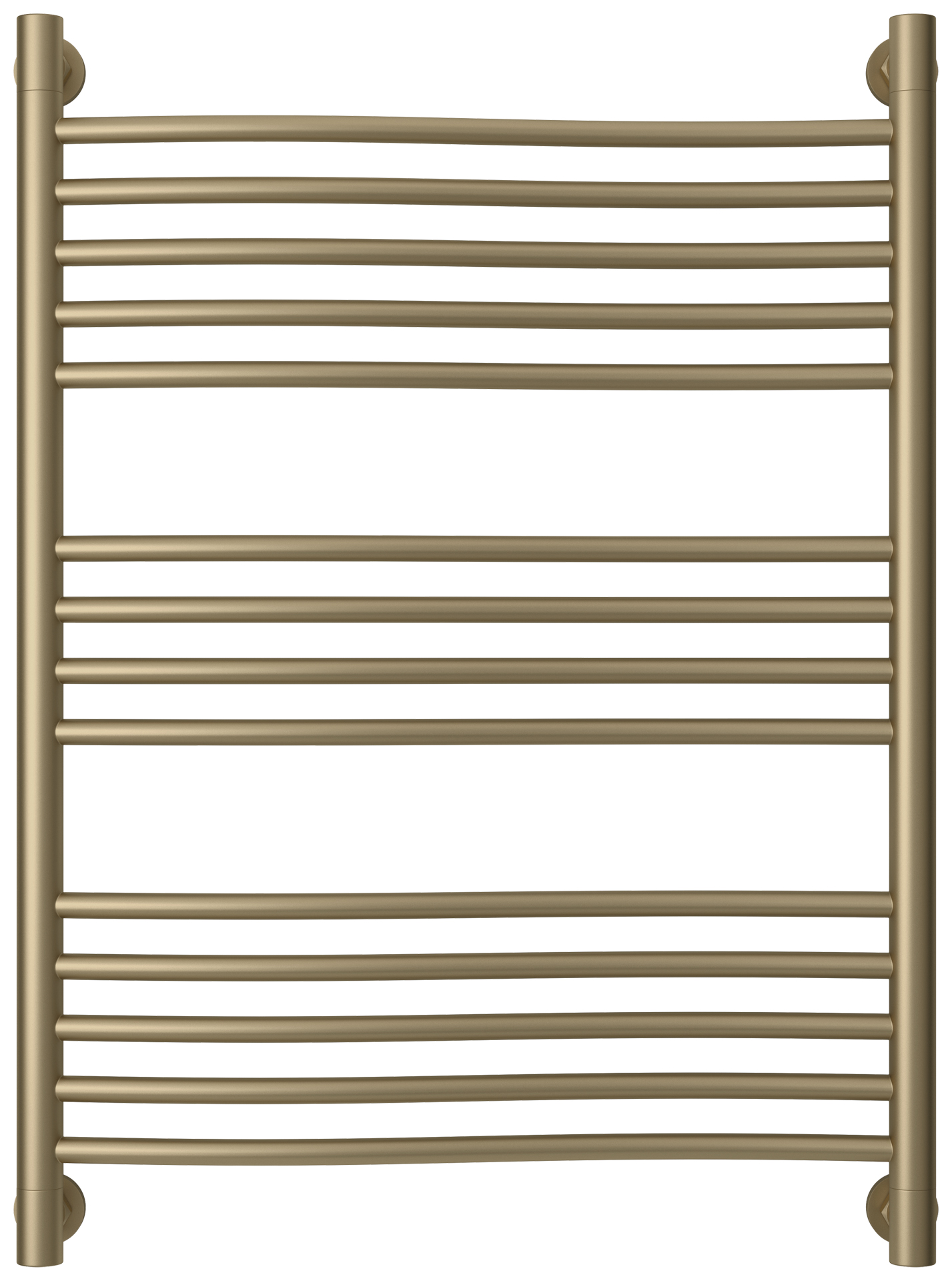 Водяные полотенцесушители Сунержа DESIGN ДР "ФЛЮИД+" 800х600 (Золотой шёлк)