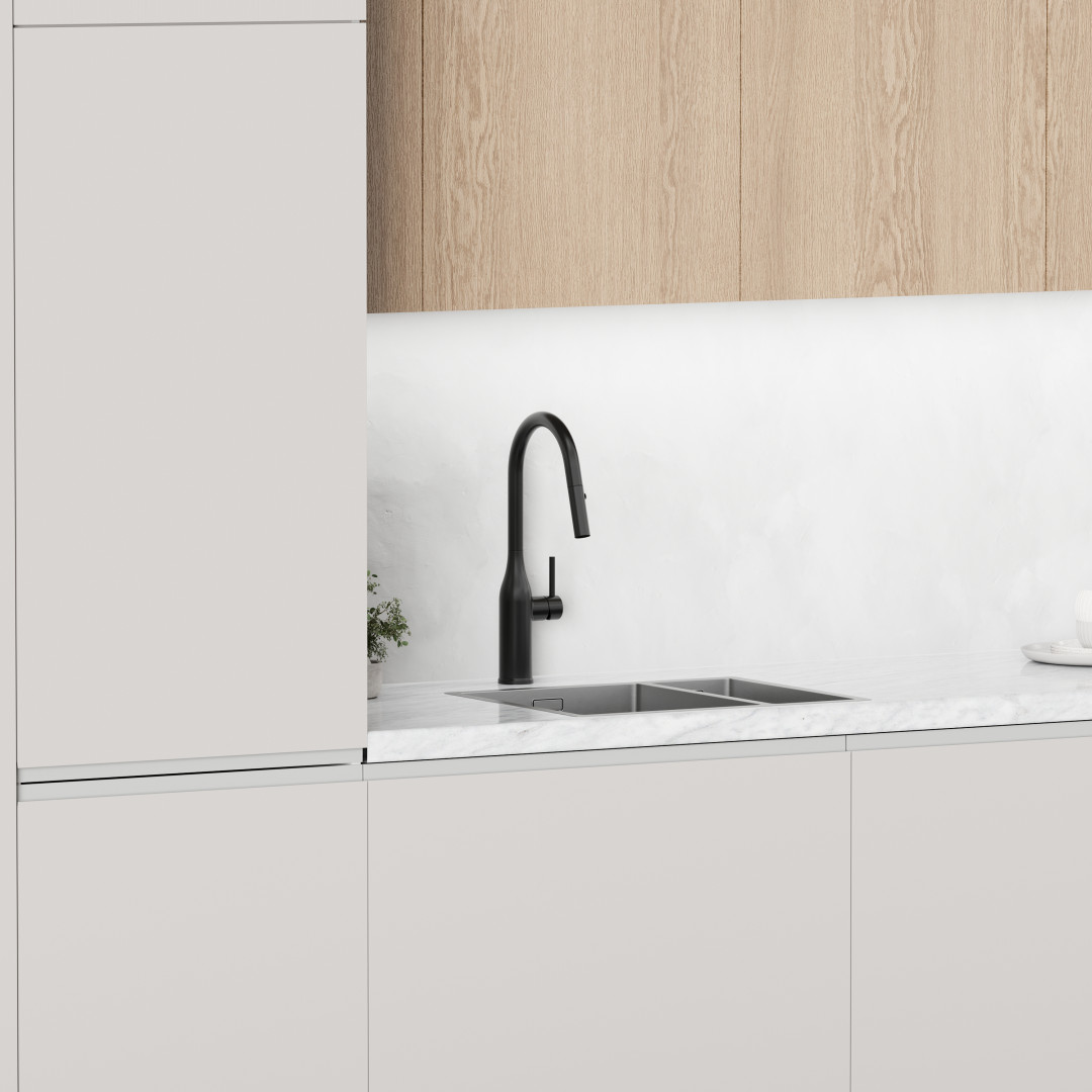 Смеситель для кухни Sancos Гранд (Grand) SC4002MB черный матовый - фото 6