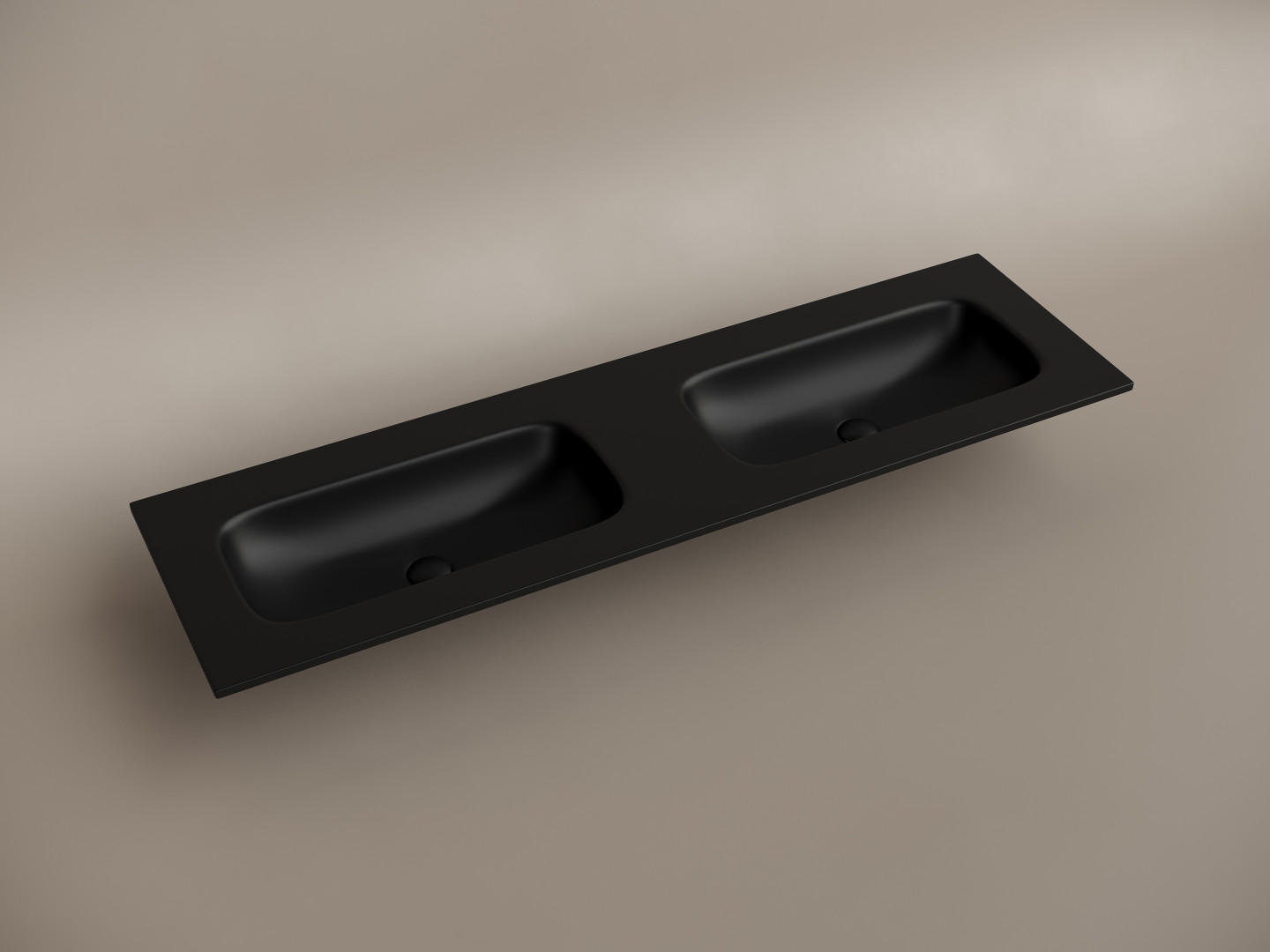 Раковина-столешница Ceramicanova Грация (Grace) CN7023MBwx 160x14x46 черный матовый