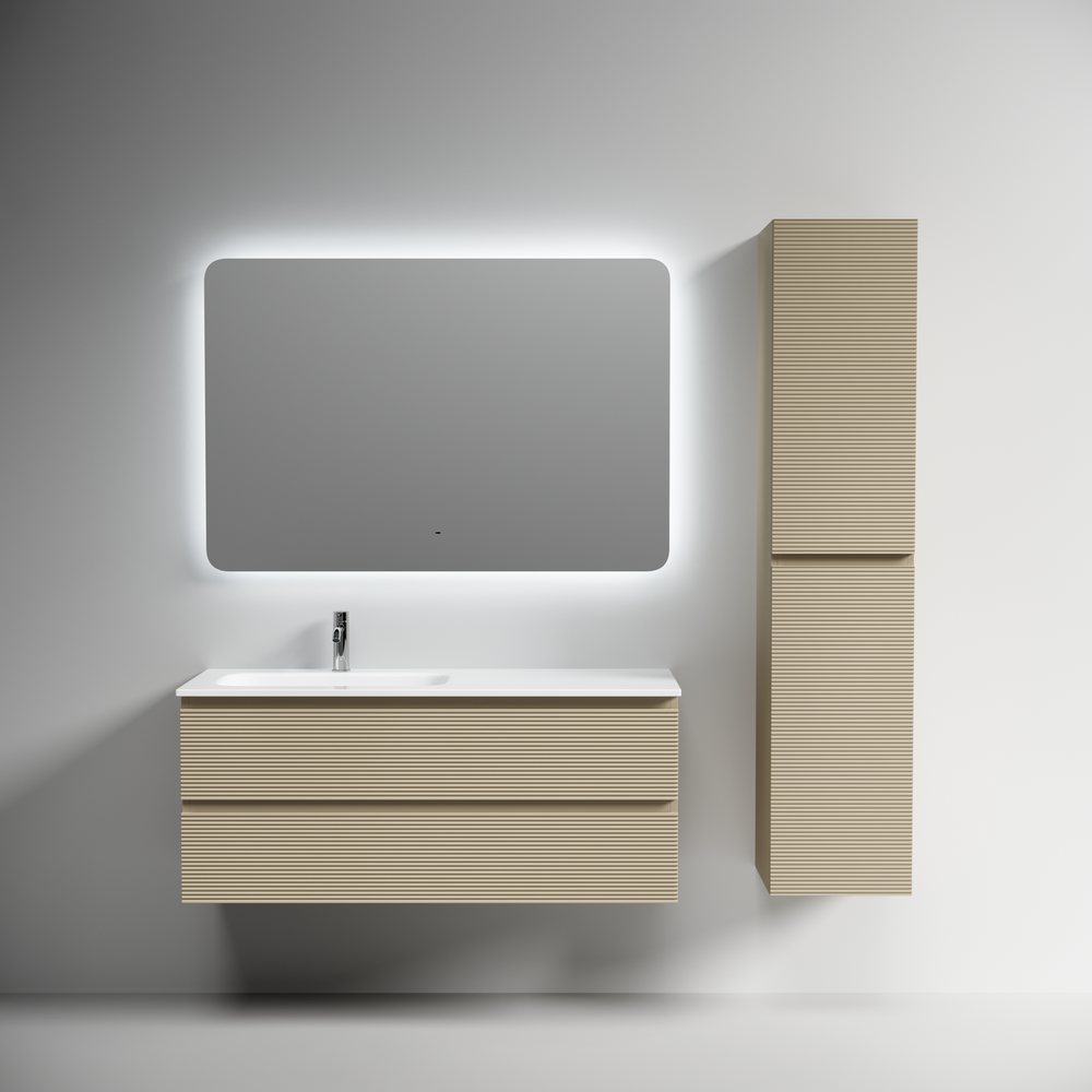 Тумба под раковину Sancos Фолк (Folk) FL120LCP 120x45x50 капучино матовый