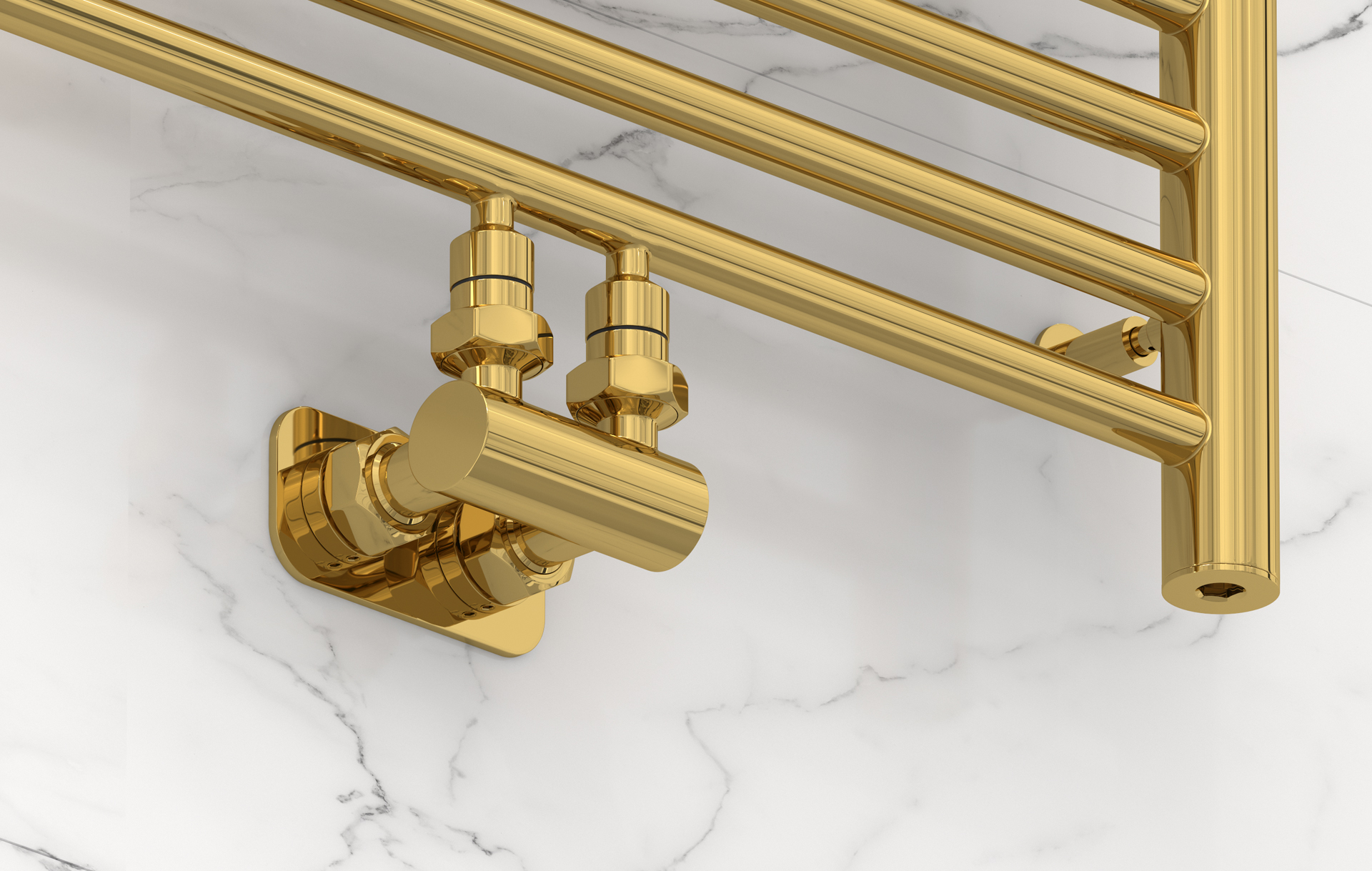 Комплектующие Сунержа DESIGN Модуль 2х1/2" угловой EU50 (Золото)