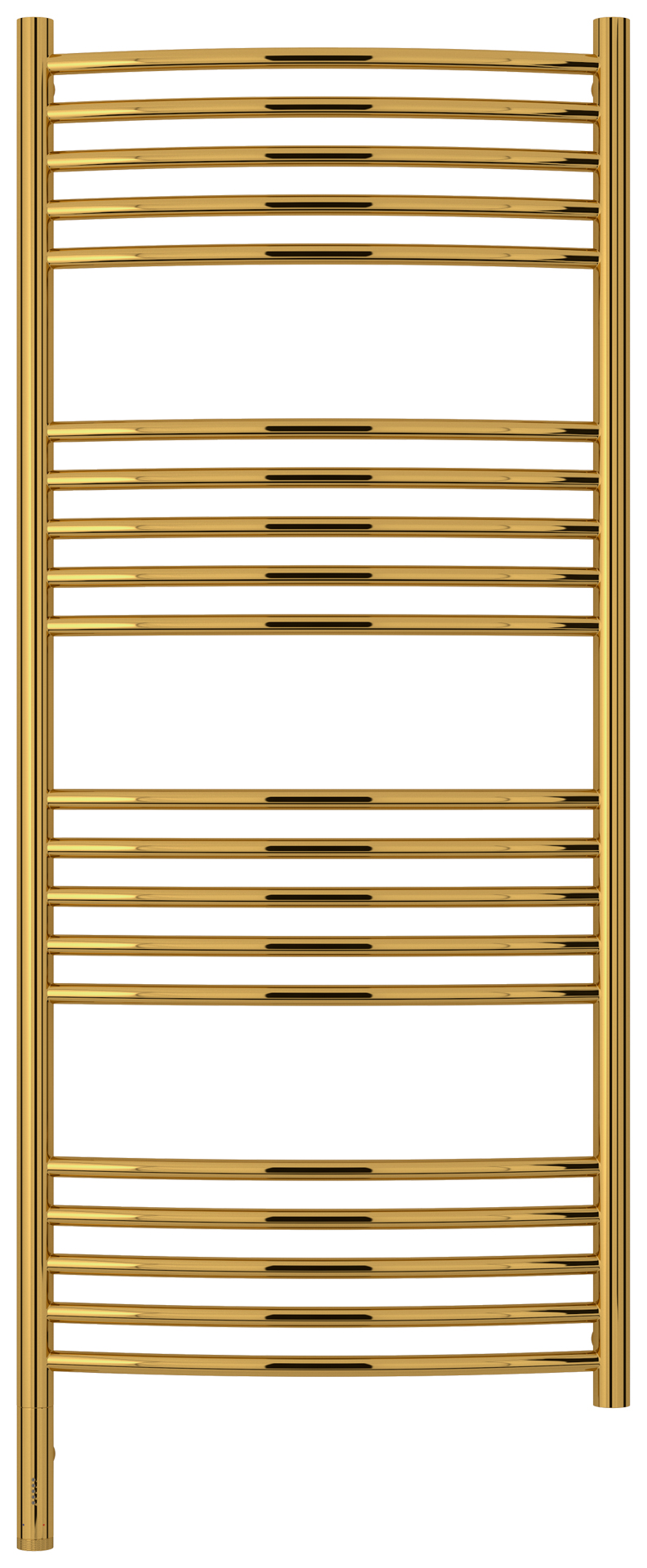 Электрические полотенцесушители Сунержа DESIGN РЭБ БОГЕМА 3.1 1200х500 МЭМ левый (Золото)