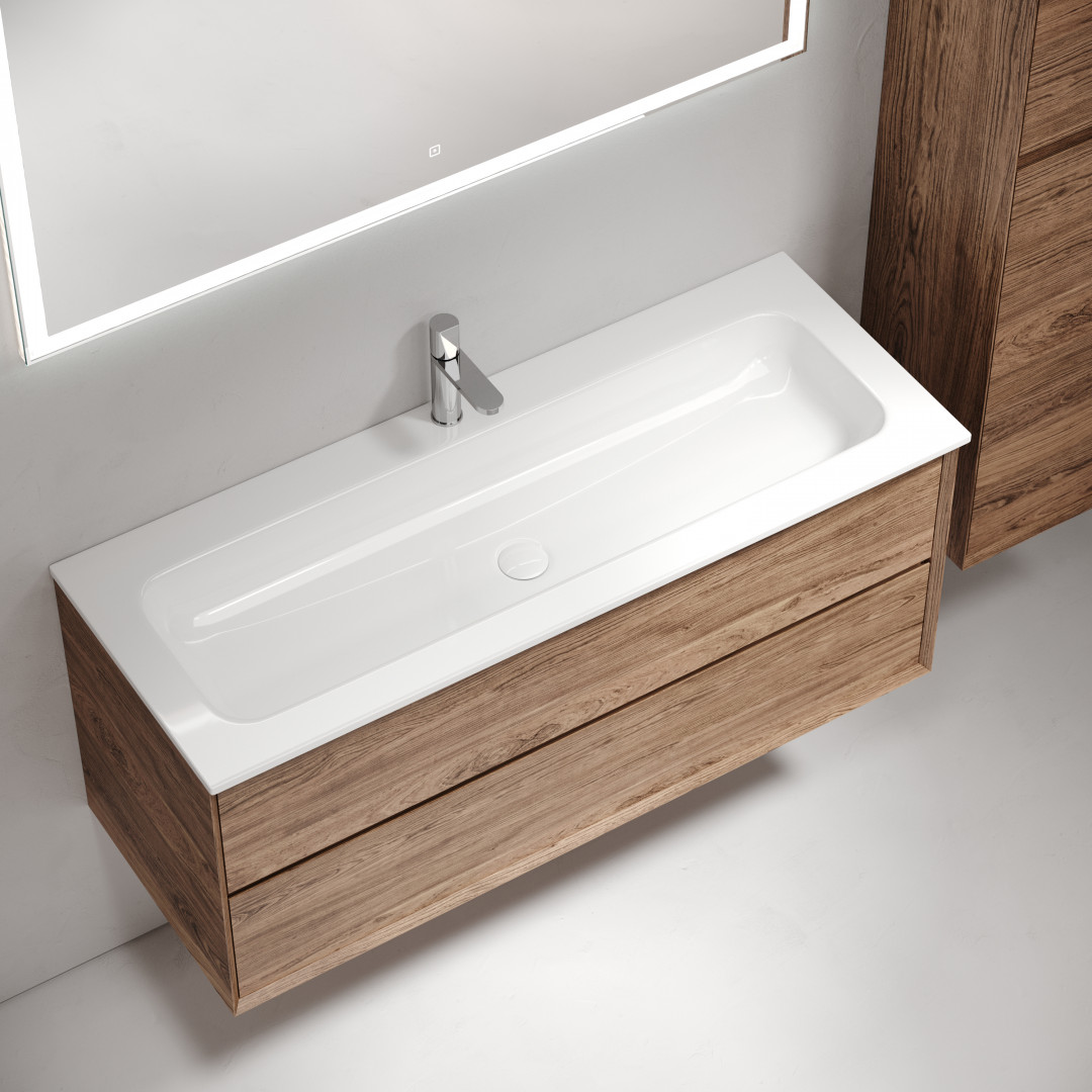 Тумба под раковину Sancos Натура 2.0 (Nature 2.0) MR2.0120ECH 120x45x50 дуб чарльстон - фото 6
