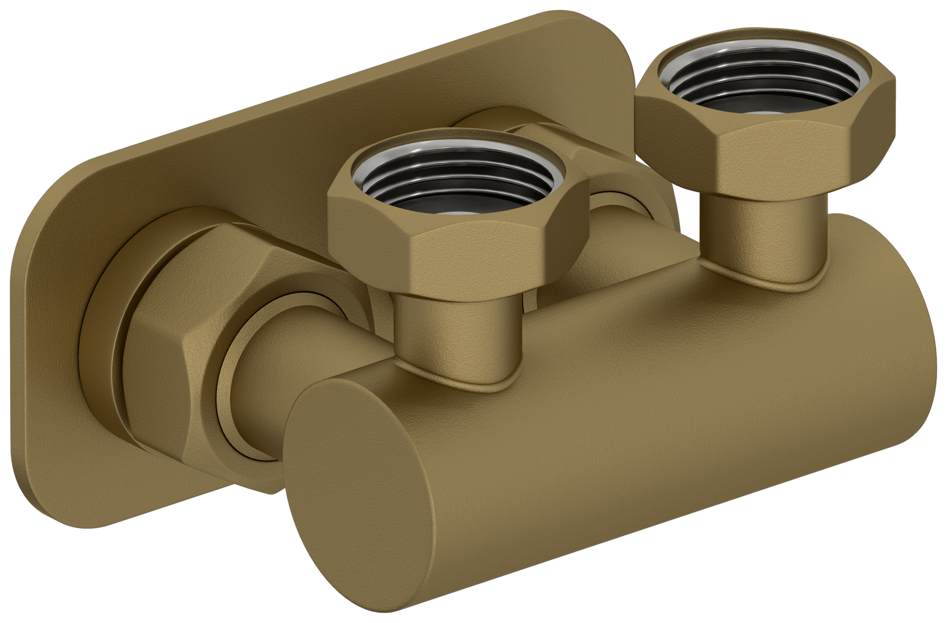 Комплектующие Сунержа DESIGN Модуль 2х3/4" угловой EU50 (Матовое ЗОЛОТО)
