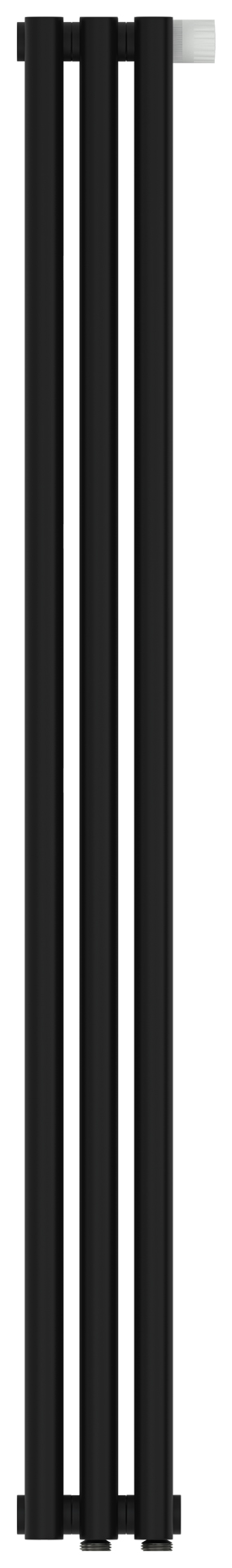 Радиаторы Сунержа DESIGN ДР ЭСТЕТ-11 н/ж EU50 1200х135 / 3 сек (Матовый чёрный)