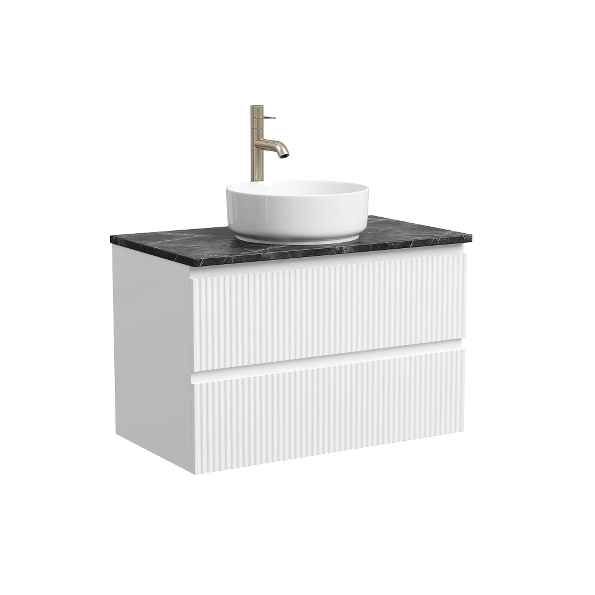 Тумба под столешницу Sancos Сноб Р (Snob R) SNR80W 80x45x50 белый матовый (bianco)